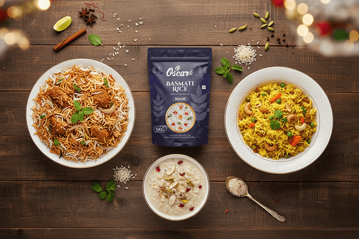 Our Top 3 Festive Recipes with Oscar Royal Basmati Rice