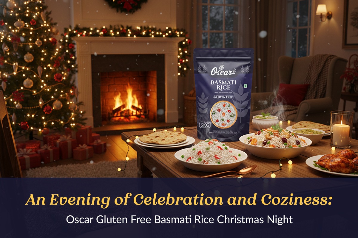 An Evening of Celebration and Coziness: Oscar Gluten Free Basmati Rice Christmas Night