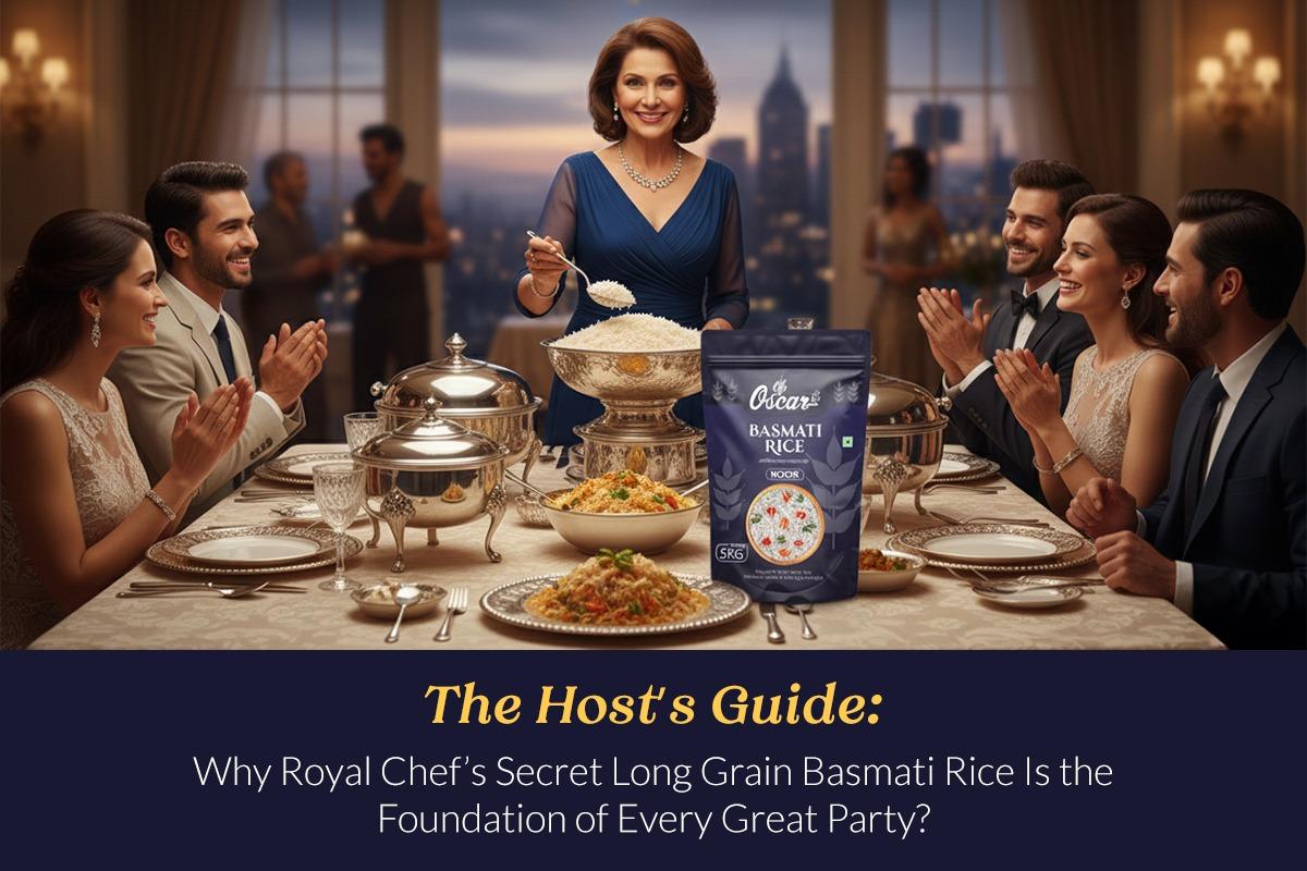 The Host’s Guide: Why Royal Chef’s Secret Long Grain Basmati Rice Is the Foundation of Every Great Party?