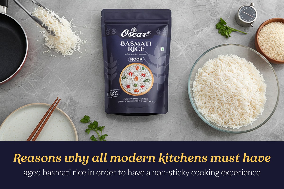 Reasons why all modern kitchens must have aged basmati rice in order to have a non-sticky cooking experience