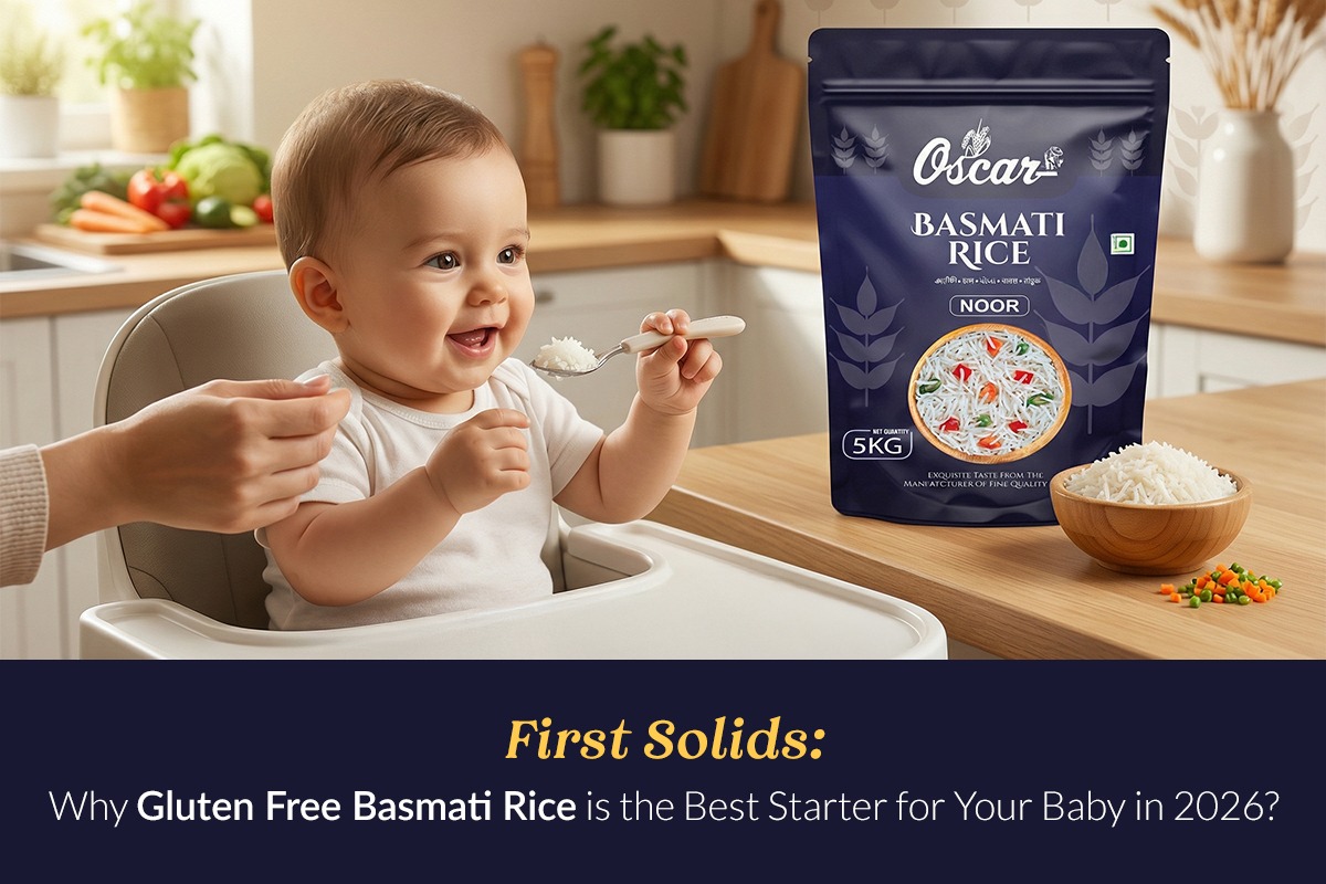 First Solids: Why Gluten Free Basmati Rice is the Best Starter for Your Baby in 2026?