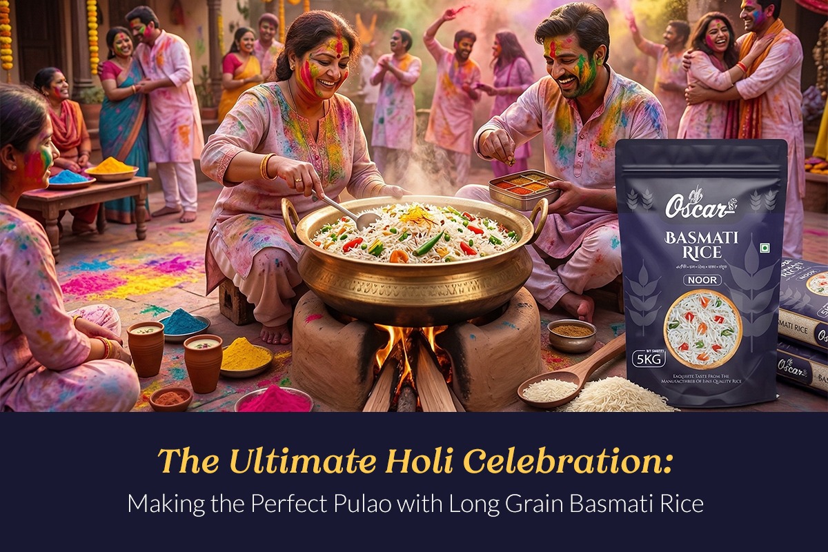 The Ultimate Holi Celebration: Making the Perfect Pulao with Long Grain Basmati Rice