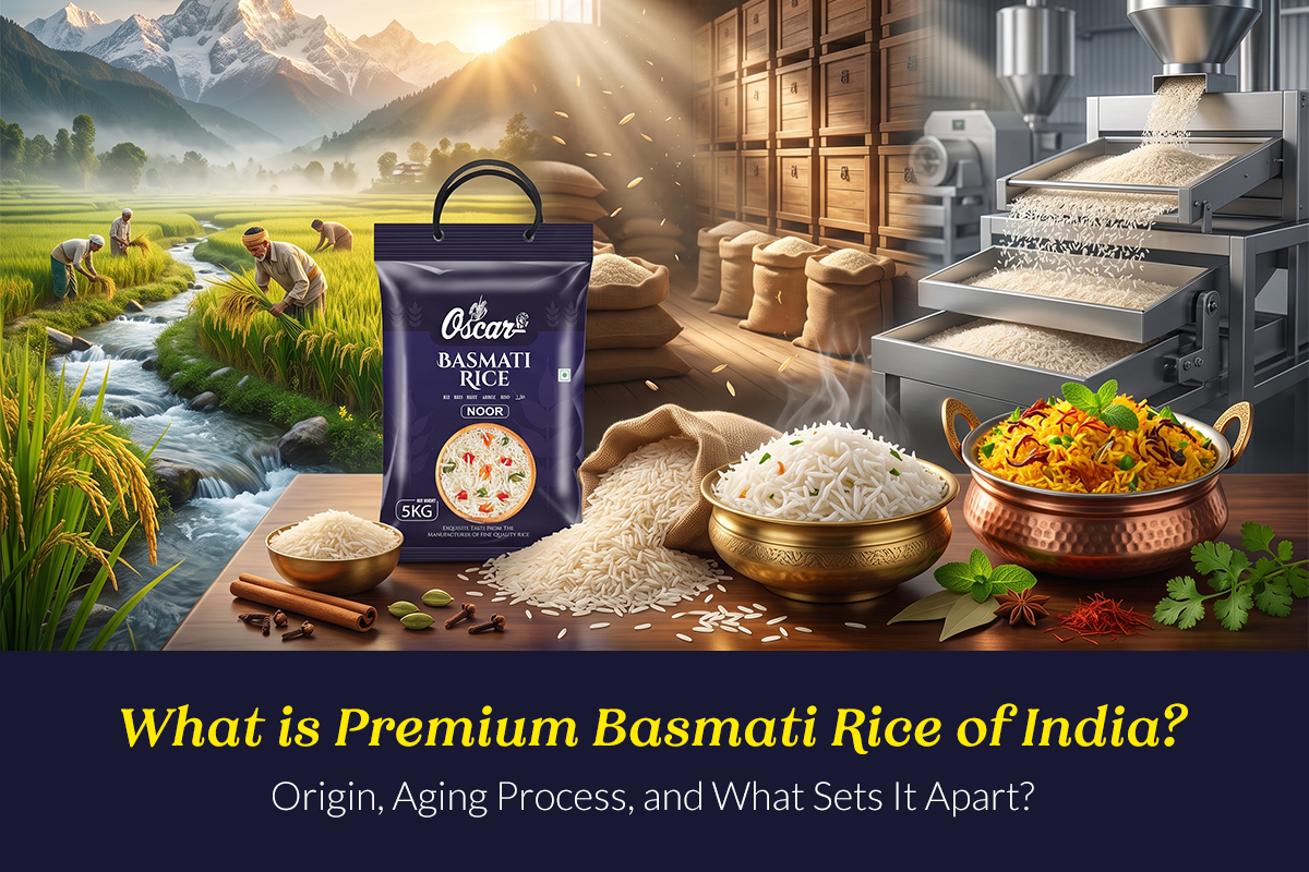 What is Premium Basmati Rice of India? Origin, Aging Process, and What Sets It Apart?