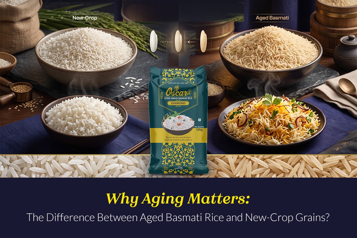 Why Aging Matters: The Difference Between Aged Basmati Rice and New-Crop Grains?