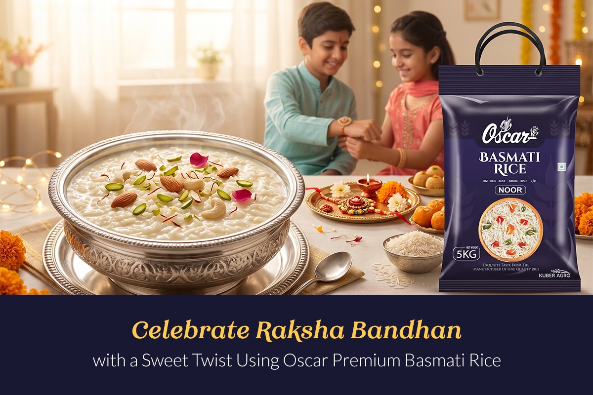 Celebrate Raksha Bandhan with a Sweet Twist Using Oscar Premium Basmati Rice