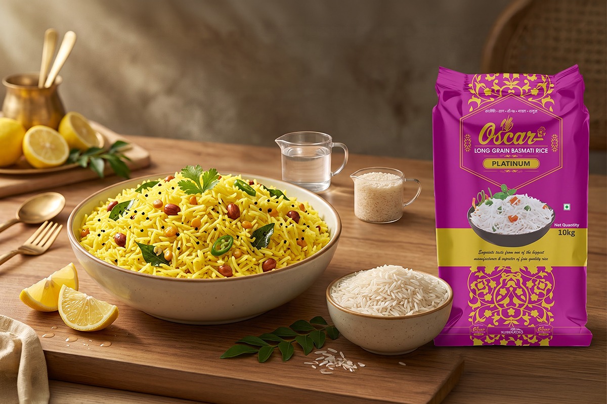 The Golden Ratio: Why Platinum Basmati Rice is the Secret to Perfect “Khila-Khila” Lemon Rice?