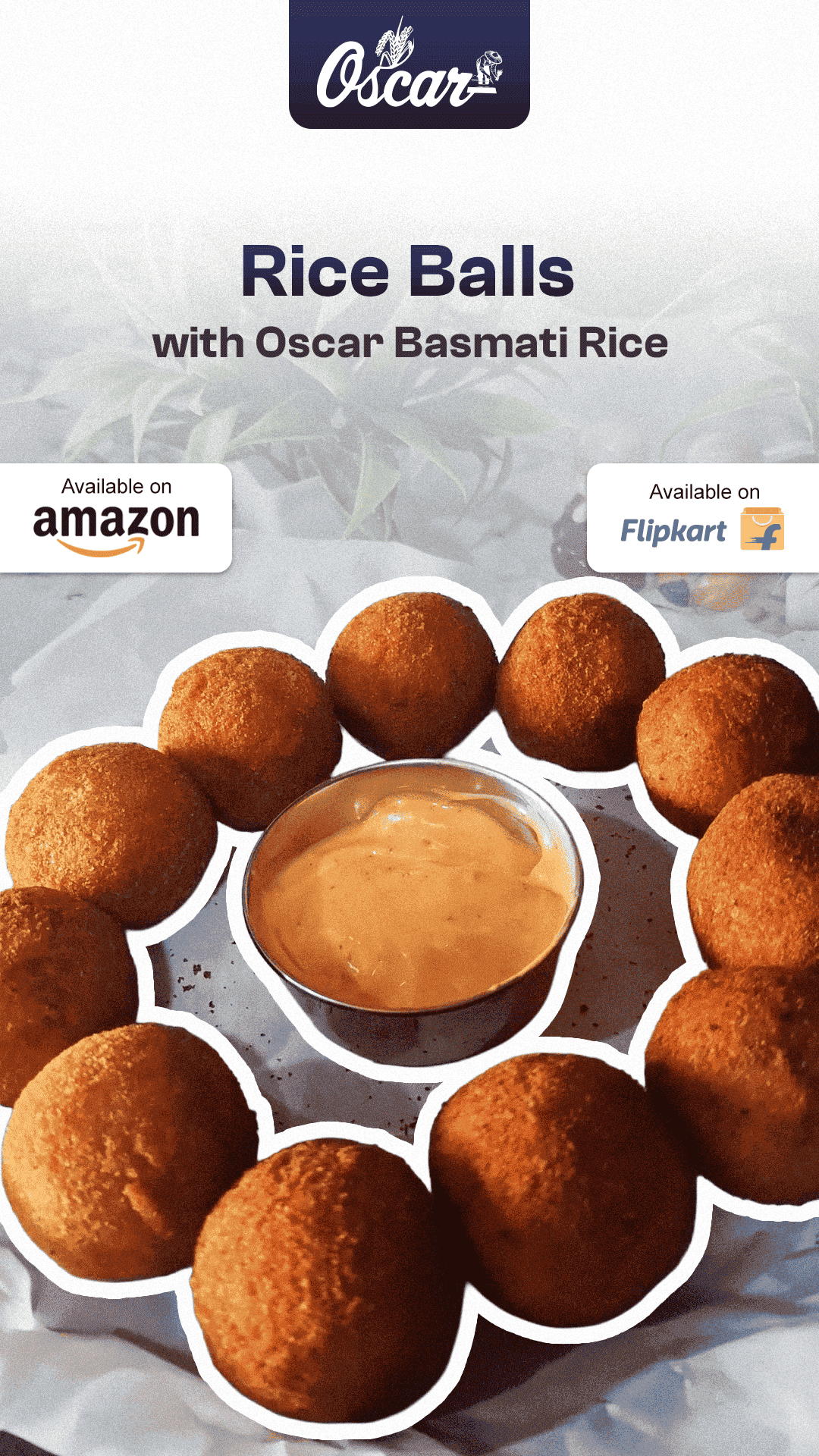 Rice Balls made by Oscar Basmati Rice