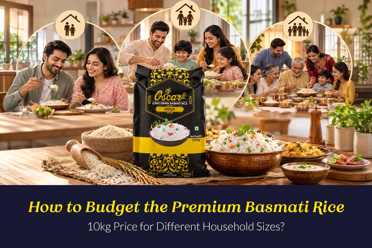 How to Budget the Premium Basmati Rice 10kg Price for Different Household Sizes?